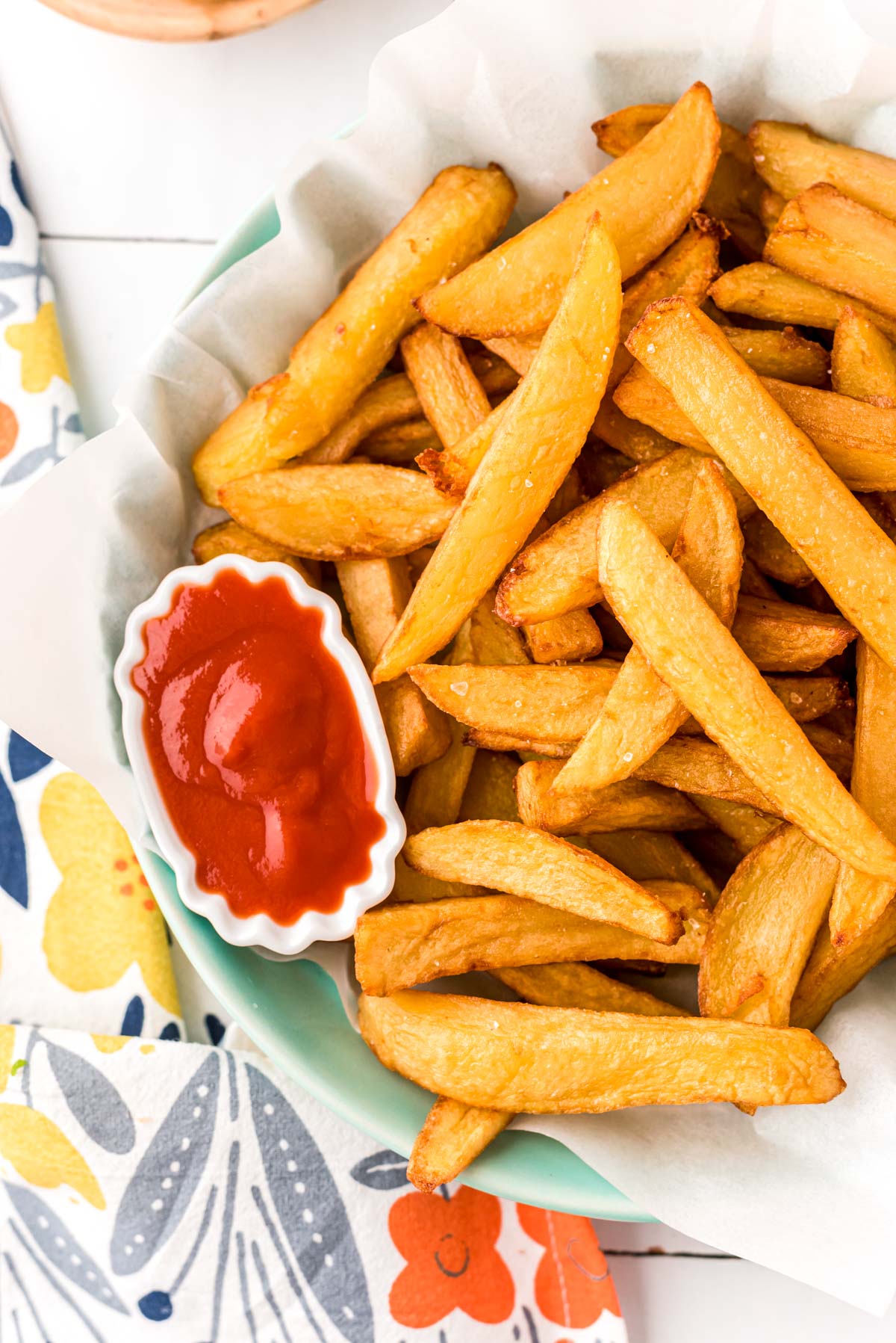 Homemade Double Fried French Fries