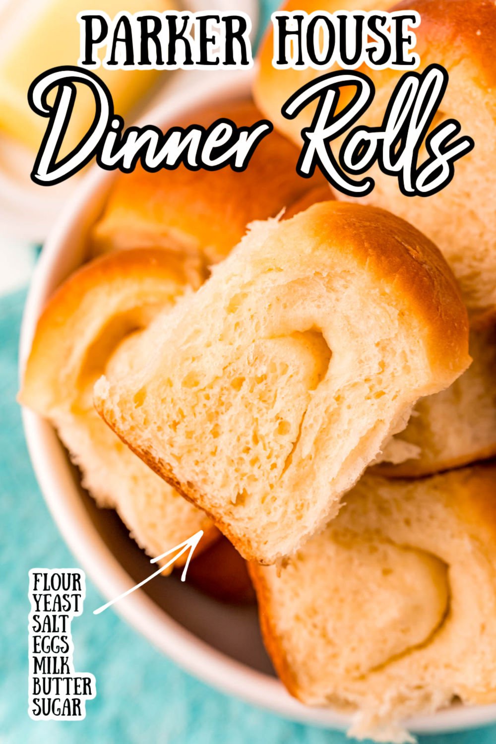 Parker House Rolls are incredibly buttery and rich while being perfectly fluffy, these yeast rolls will be a stand-out at your next family dinner! via @sugarandsoulco