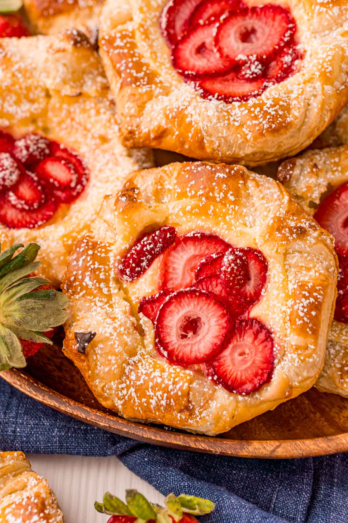 Strawberry Danish With Cream Cheese Sugar and Soul