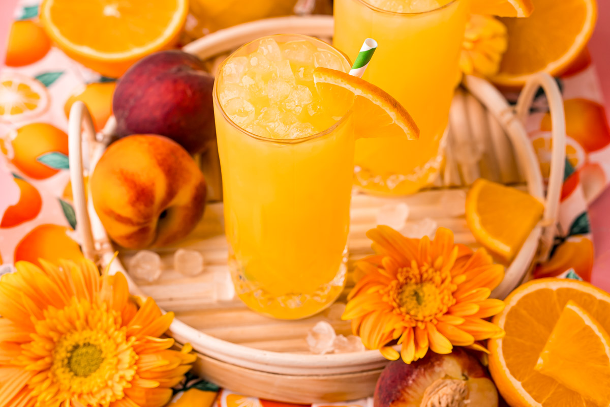 Exploring the Ingredients of a Fuzzy Navel Cocktail