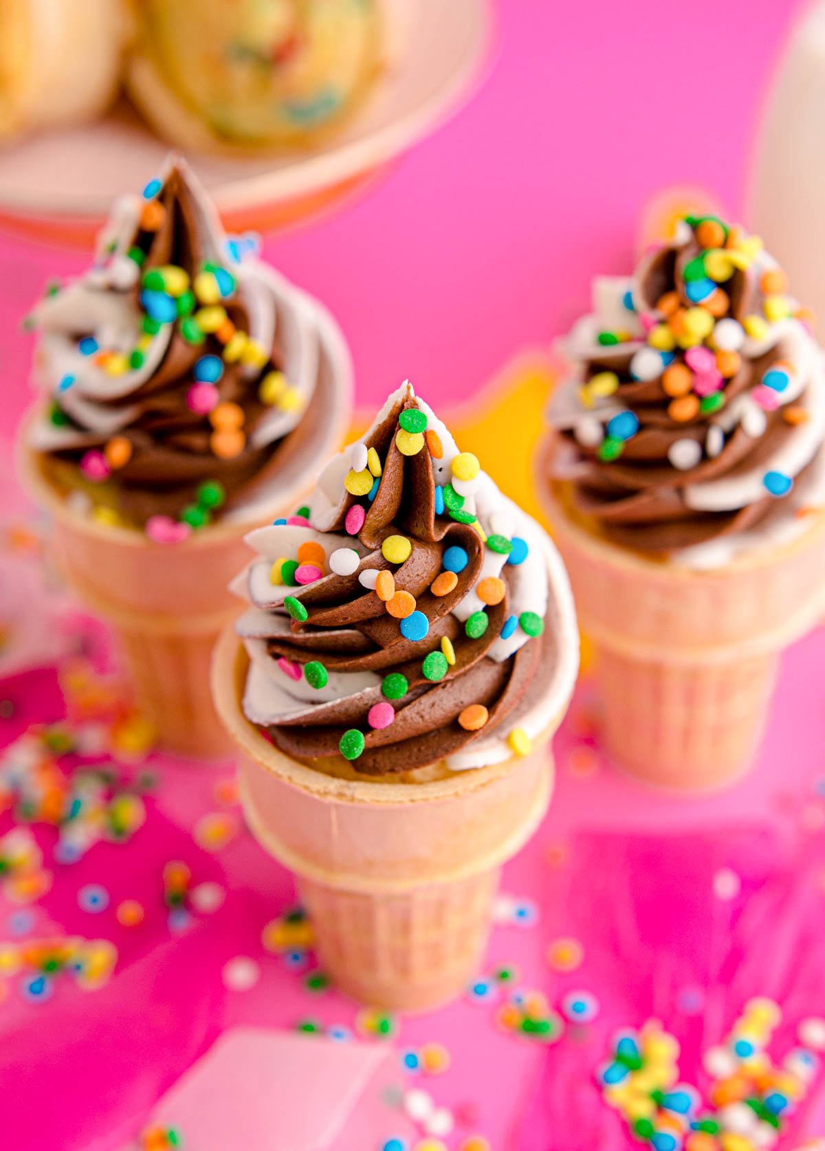 Ice Cream Cone Cupcakes