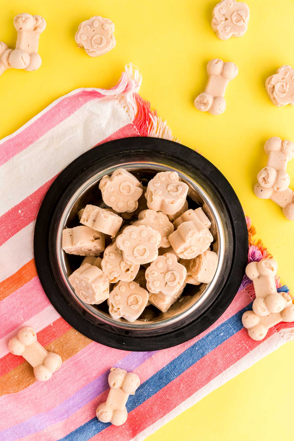 Peanut Butter and Banana Creamy Dog Treat