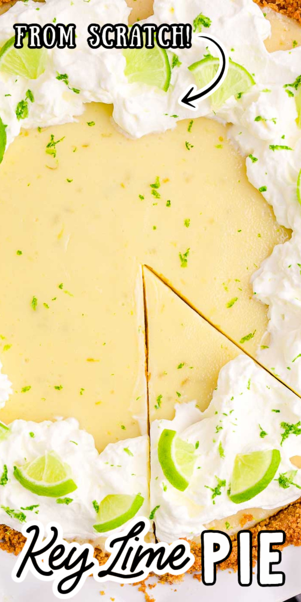 Key Lime Pie has a 3 ingredient graham cracker crust that gets filled with smooth, tart key lime filling, creating a dessert everyone loves! Prep this citrusy pie in only 20 minutes and then bake it up in just 30! via @sugarandsoulco