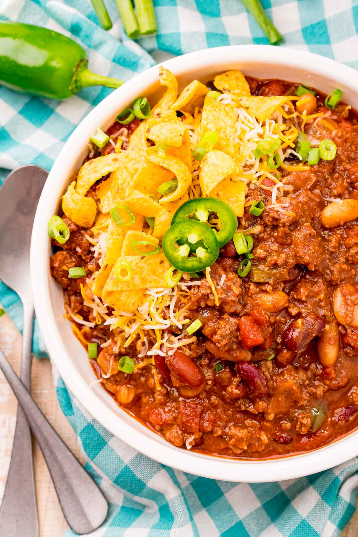 Slow Cooker Double Beef and Bean Chili