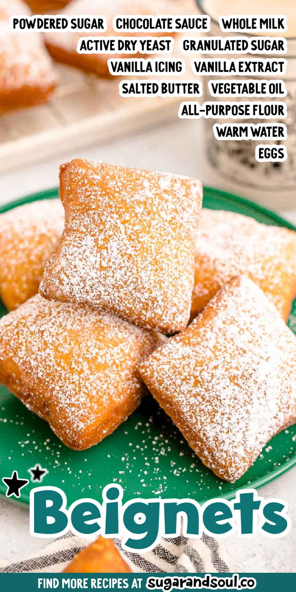 New Orleans Style Beignets are a deep-fried treat that is pillowy soft on the inside and lightly crisp and golden brown on the outside! Prep this delicious dessert in just 20 minutes! via @sugarandsoulco