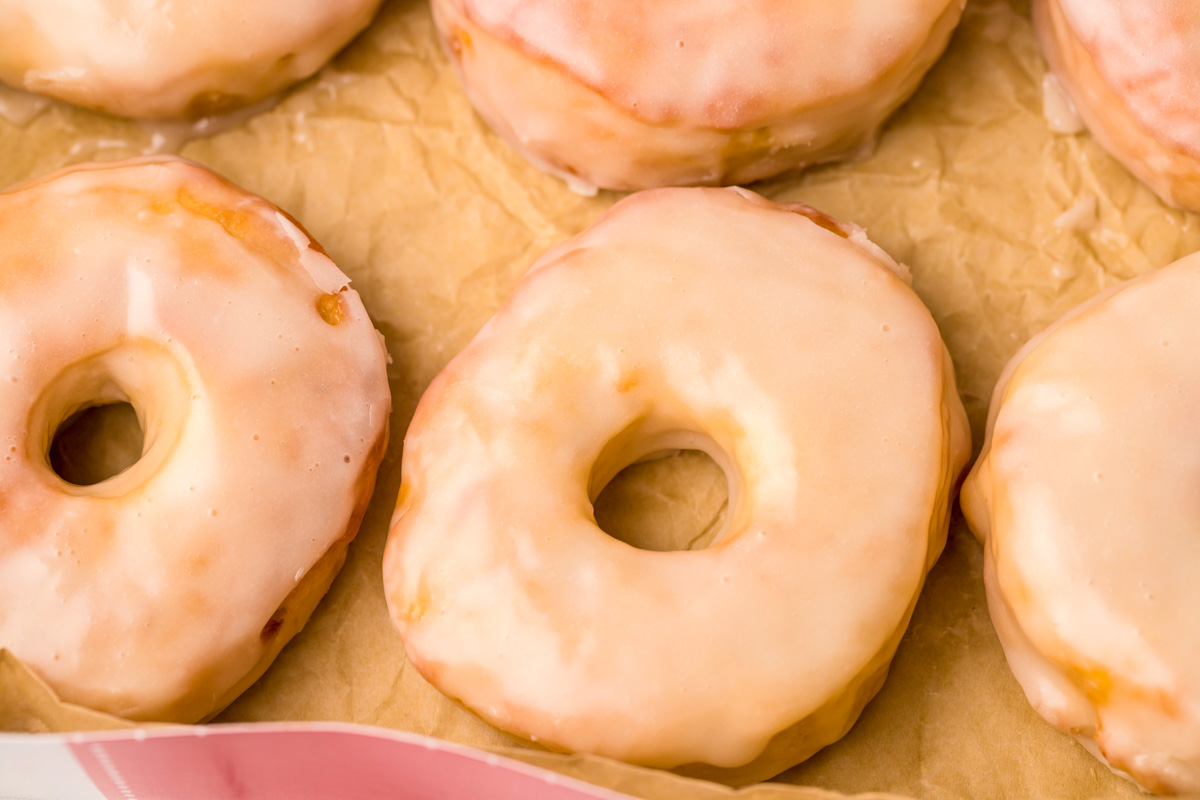Air Fryer Glazed Donuts - The Stay At Home Chef