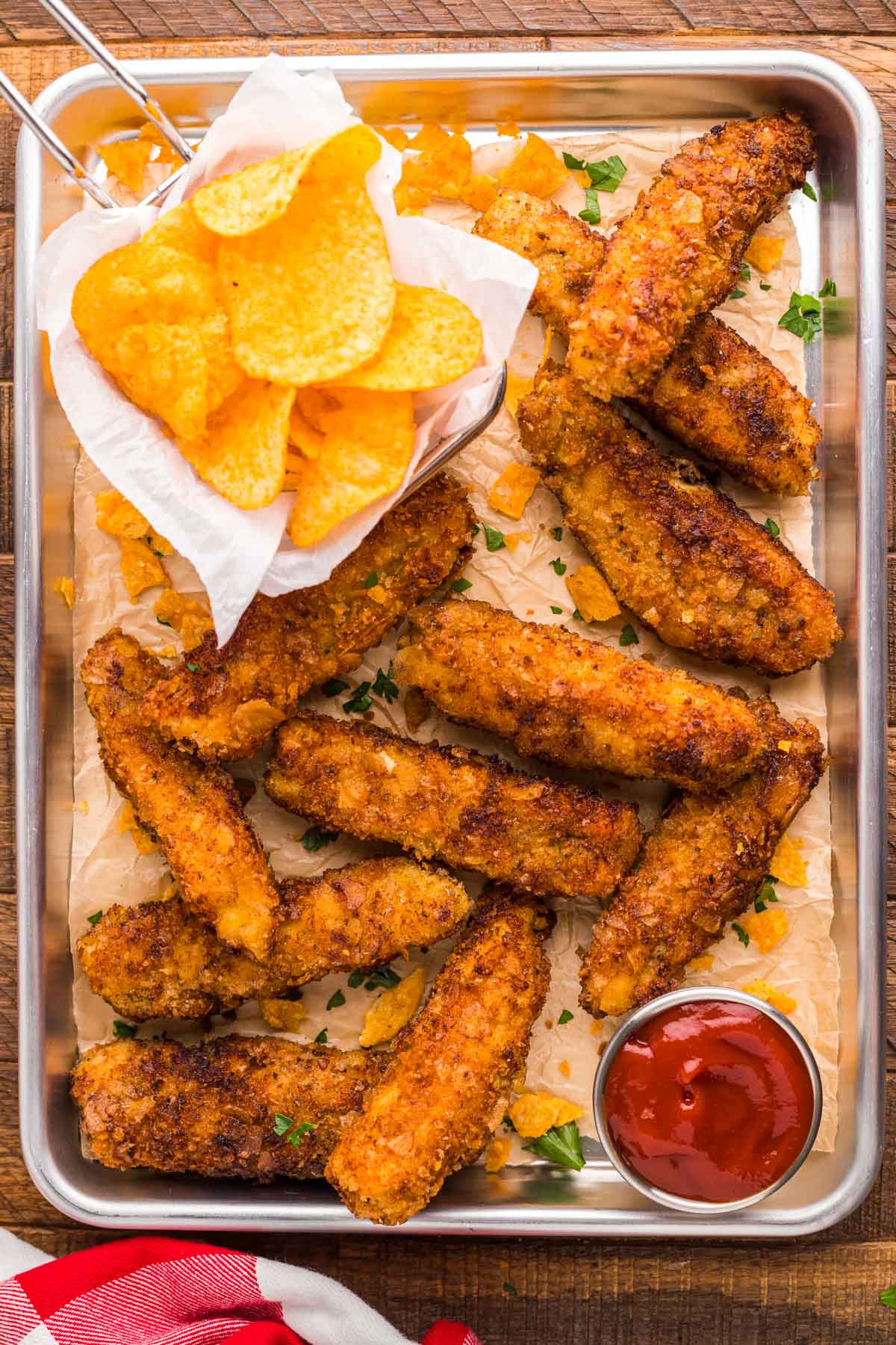 Potato Chip Chicken Tenders - Sugar and Soul