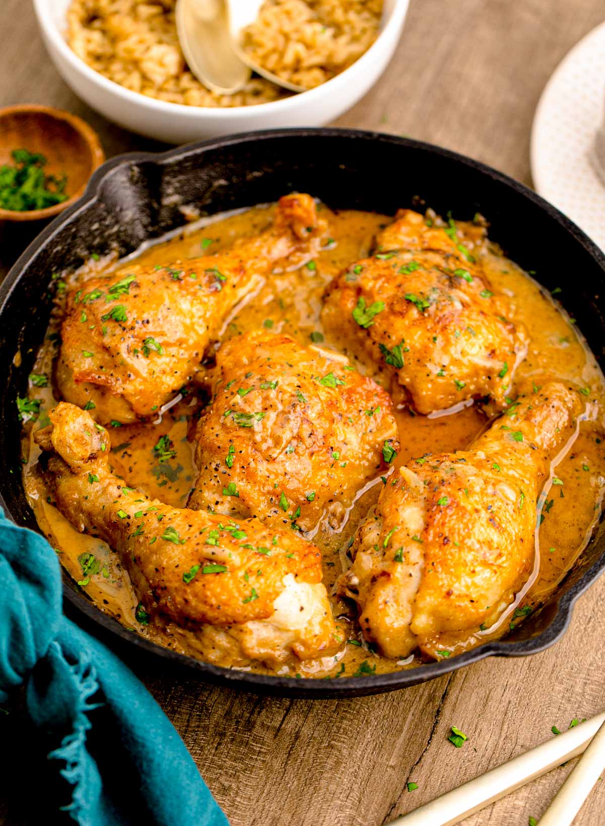 Southern Smothered Chicken with Gravy - Comfortable Food