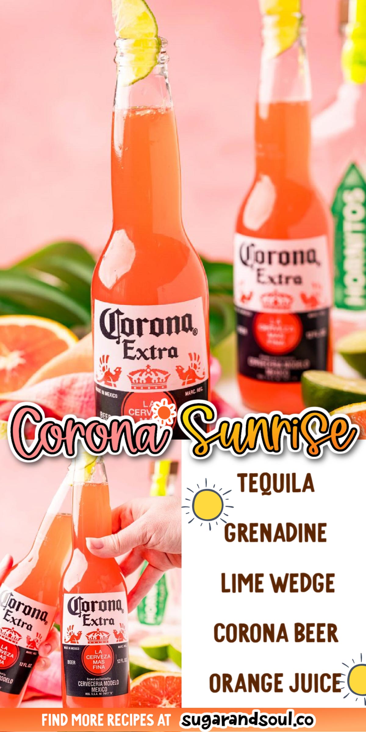 Corona Sunrise (TikTok Drink) Sugar and Soul