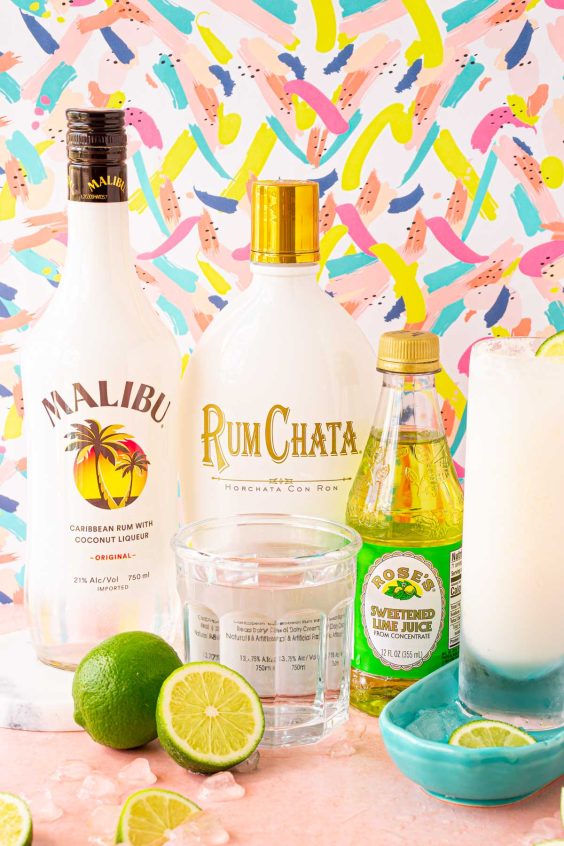 RumChata Malibu Lime and Soda (TikTok Drink Recipe) Sugar and Soul