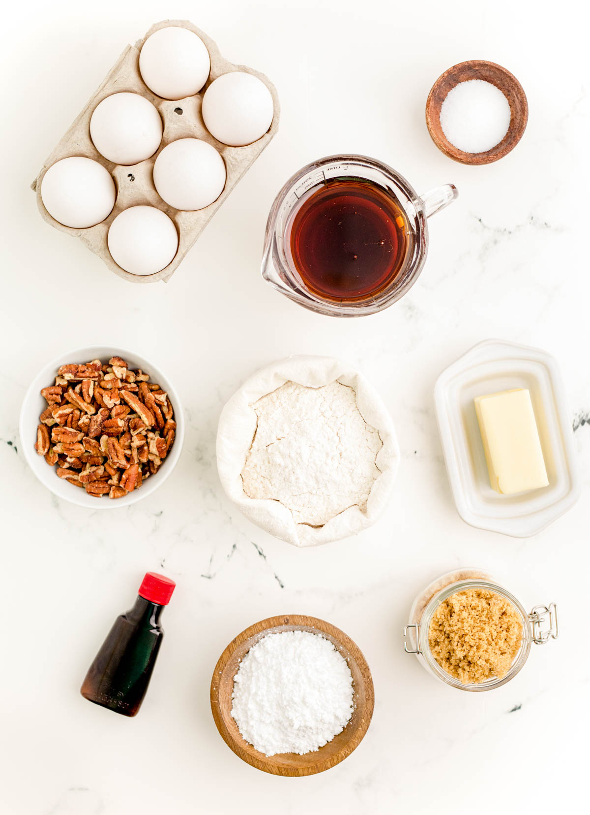Ingredients For Pecan Pie Bars
