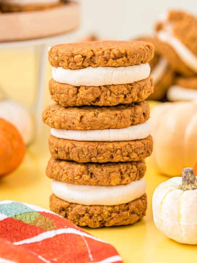 Pumpkin Oatmeal Cream Pies Story Sugar and Soul