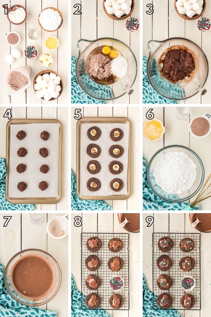 how to make hot chocolate cookies