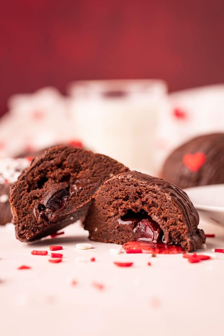 Chocolate Cherry Cordial Cookies Sugar and Soul