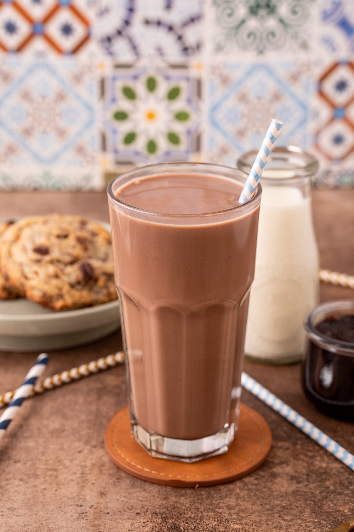 This recipe for Chocolate Milk for One makes one cup of amazing