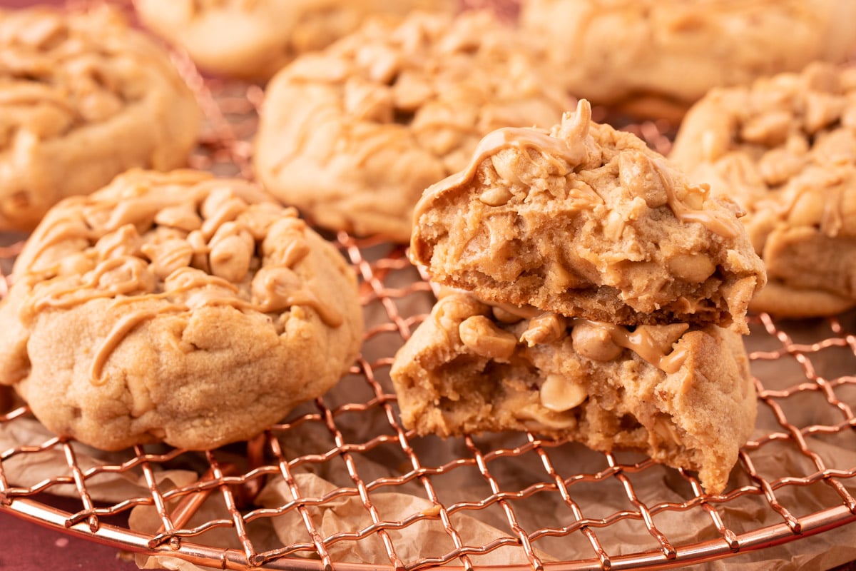 Bakery Style Peanut Butter Cookies Sugar and Soul