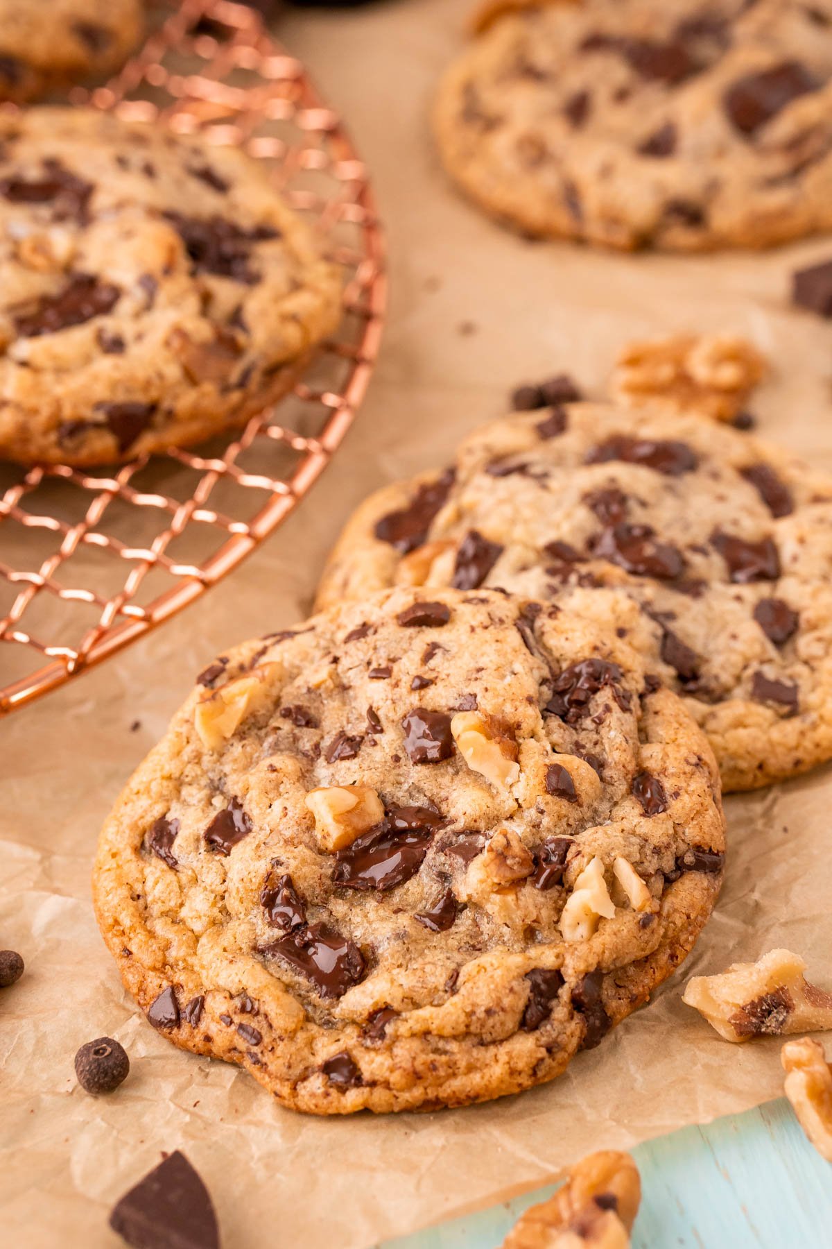 Close up of sweet magnolias cookies.