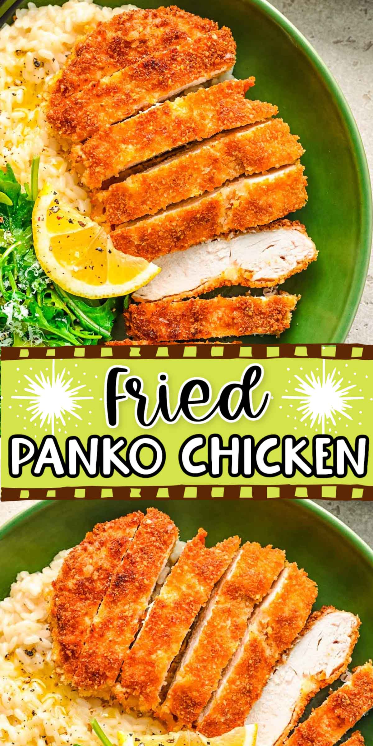 This Fried Panko Chicken Recipe checks all the boxes with moist meat, mouthwatering flavor, and delicious crispy, crunchy texture! The icing on the cake is that it's ready in just 30 minutes! via @sugarandsoulco