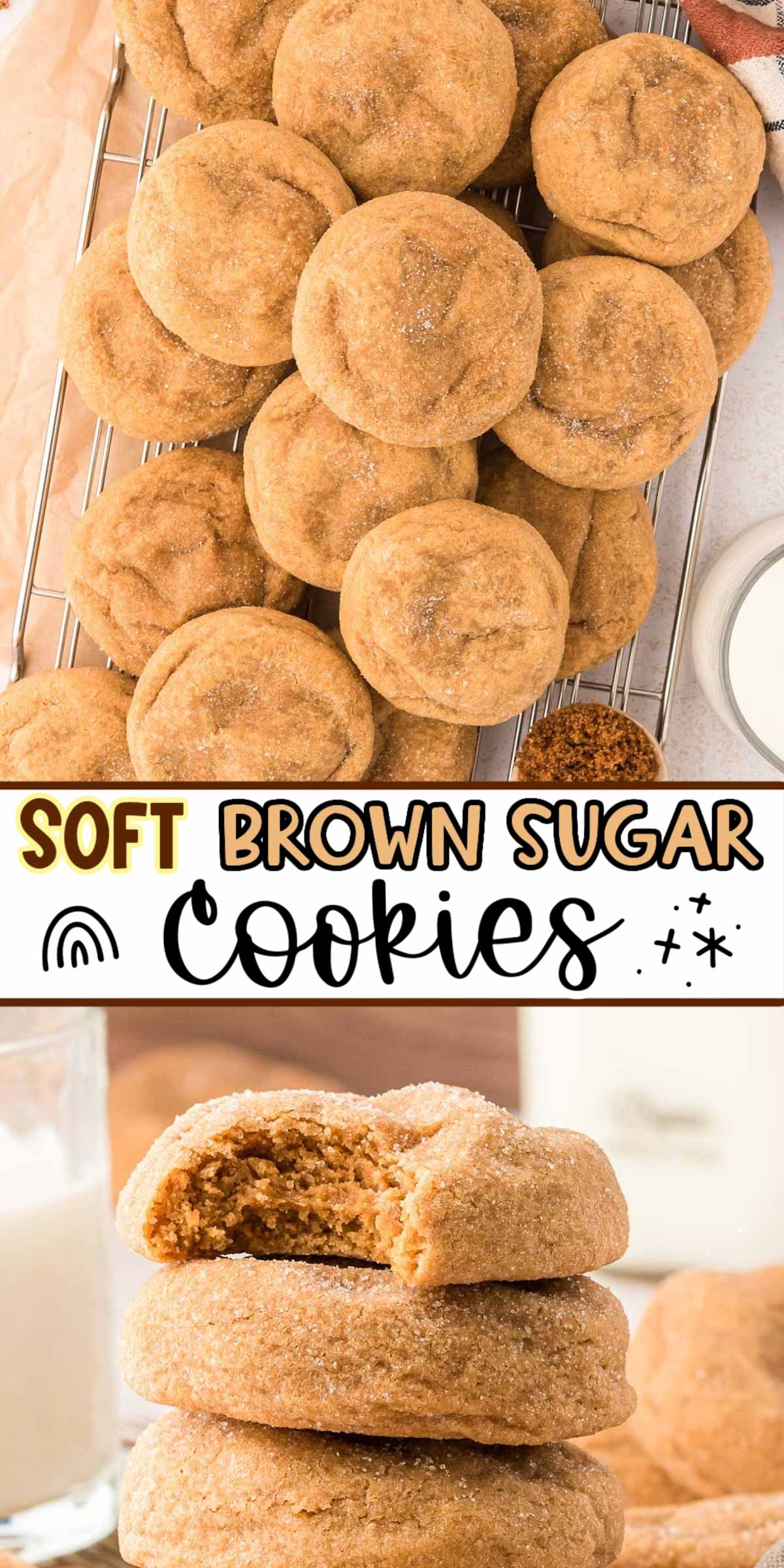 The depth of flavor and soft, chewy goodness that's in these Brown Sugar Cookies will instantly have you falling in love! And with a minimal ingredients list and short bake time, there's even more to love about these cookies than their flavor! via @sugarandsoulco