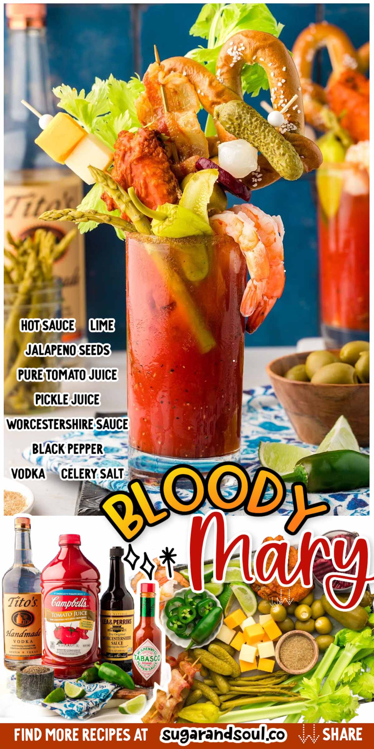 Bloody Mary via @sugarandsoulco