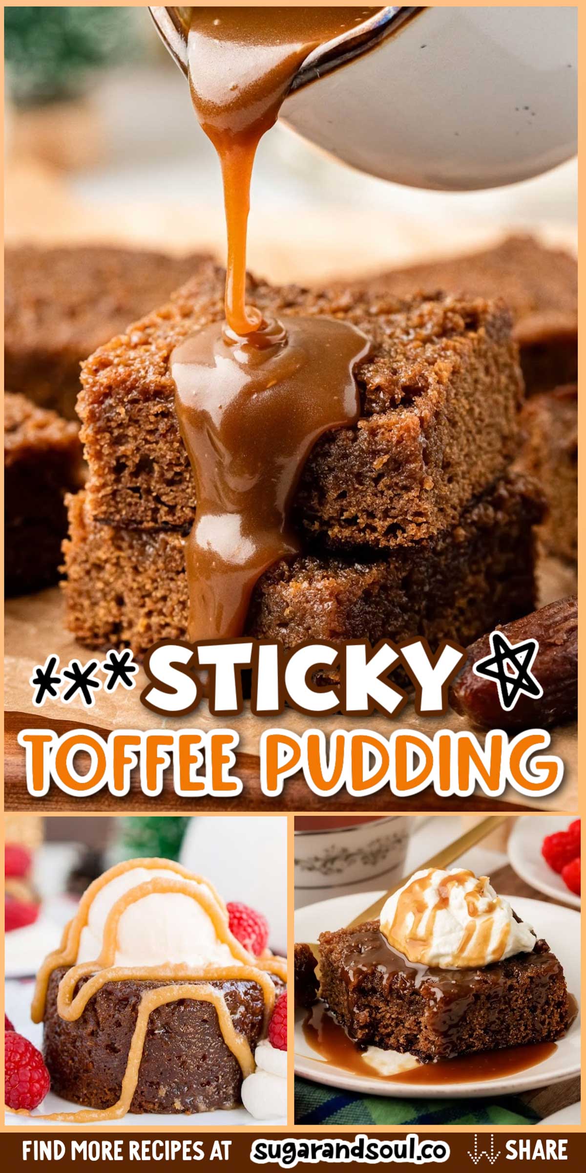 Sticky Toffee Pudding via @sugarandsoulco